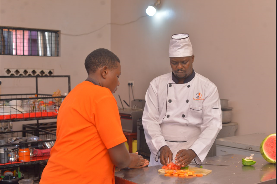 Chef preparing